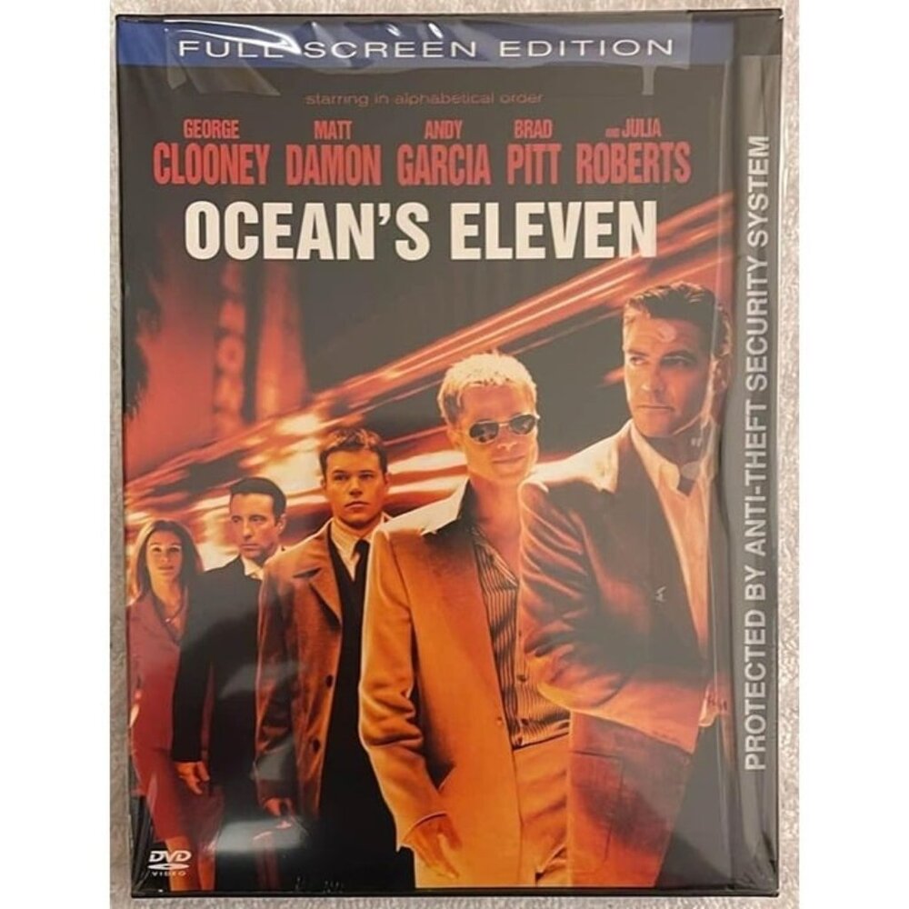 Ocean's Eleven (DVD, Snap Case) New - Brad Pitt